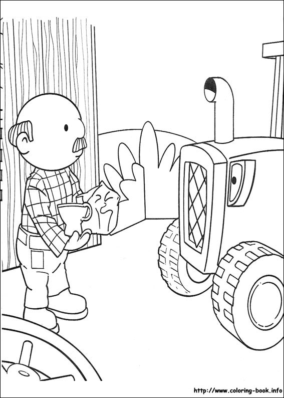 Bob the Builder coloring picture